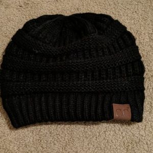 CC Boutique Accessories - CC Beanie in Black CC Boutique Accessories - CC Beanie in Black